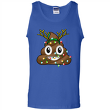 Reindeer Poop Emoji Cute Merry Christmas T-Shirt - Tank Top