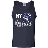 Dallas Cowboys Football My Heart is on that Field - Tank Top