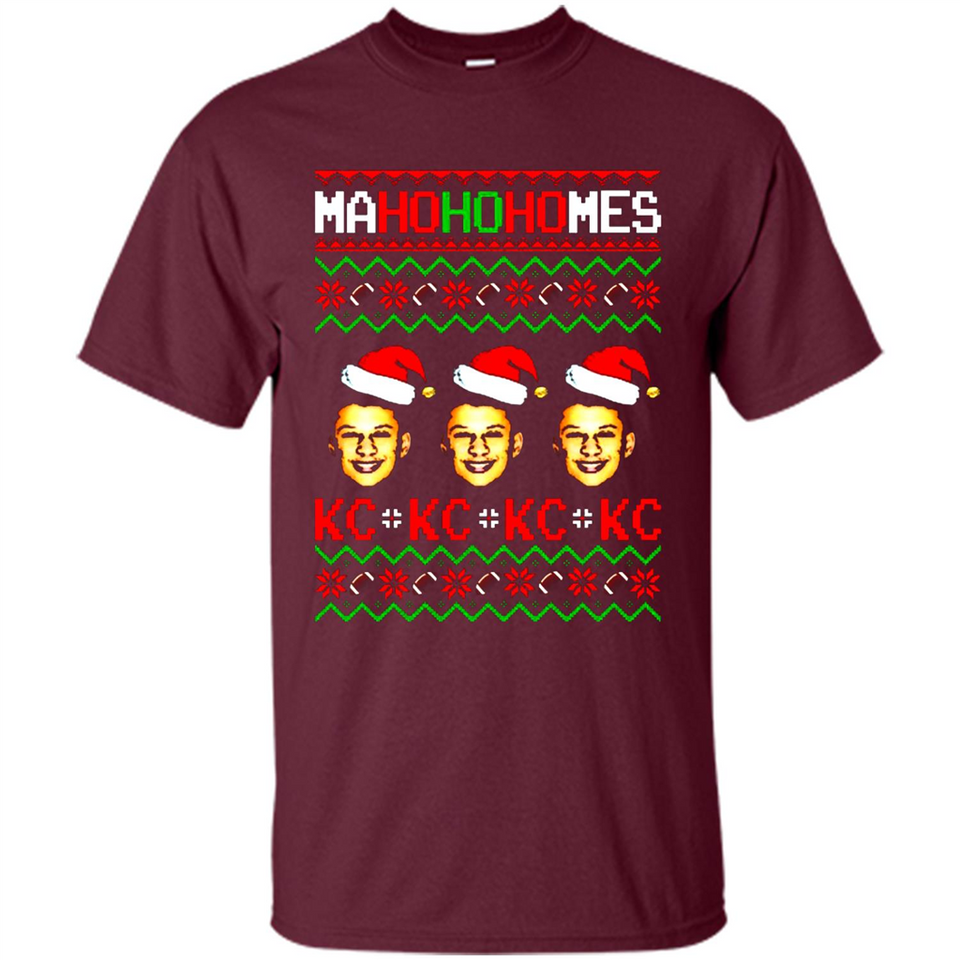 Patrick Mahomes Ma Ho Ho Homes Christmas sweatshirt PINGPONG - Shirt