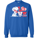 Snoopy loves NBA Atlanta Hawks - Sweatshirt