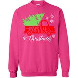 Vintage Christmas Classic Truck T-Shirt with Snow and Tree
