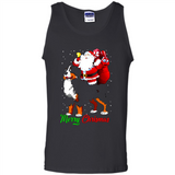 Merry Christmas Santa Claus With Big Dog sweater PINGPONG