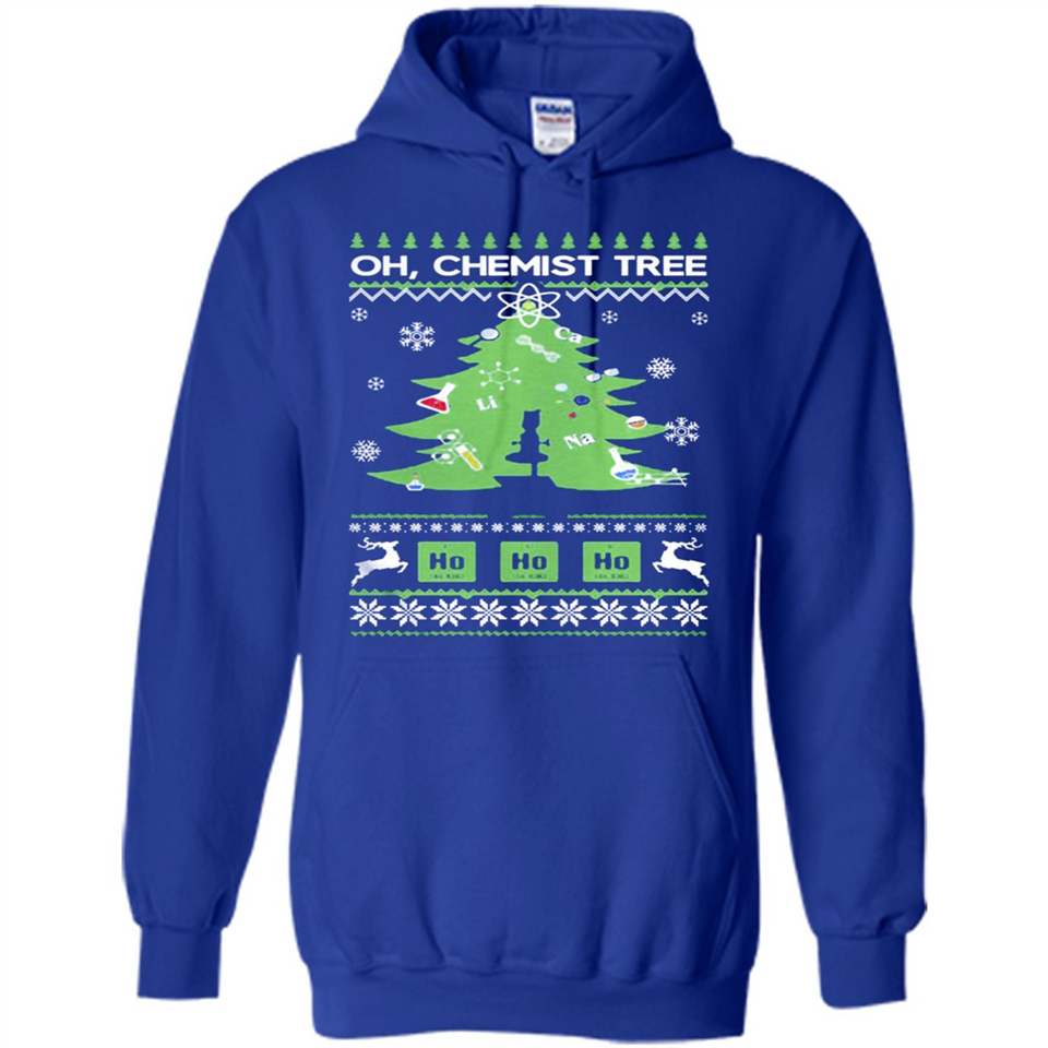 Oh Chemist Tree Ugly Christmas Sweater - Hoodie