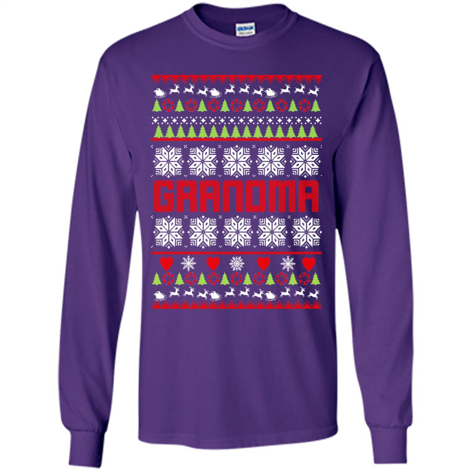 Grandma Ugly Christmas - Long Sleeve T-Shirt