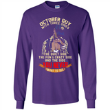 October Guy With Three Sides Quiet Fun Crazy - Long Sleeve T-Shirt