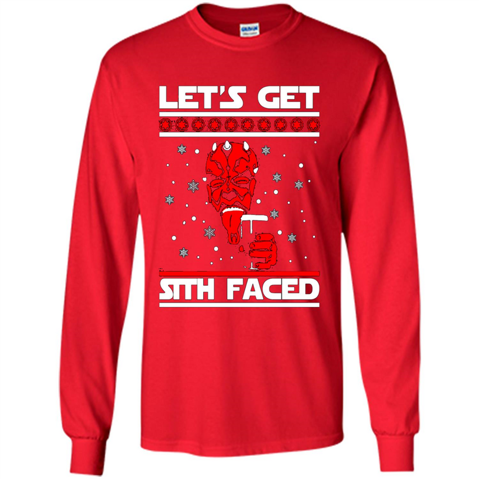 Let’s get sith faced Christmas sweatshirt PINGPONG