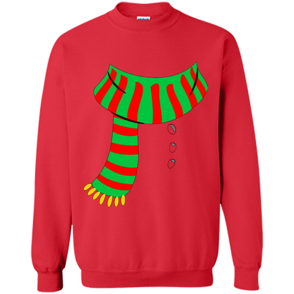Snowman Scarf Costume T-shirt Christmas
