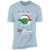 YODA SILENT NIGHT JEDI NIGHT CHRISTMAS UGLY SWEATER