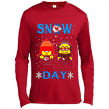 Snow Day Shirt For Kansas City Chiefs Vs Minion Fans Cotton pingpong