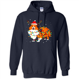 Christmas Lights Shetland Sheepdog Wearing Santa Hat Funny Xmas Mug - Hoodie