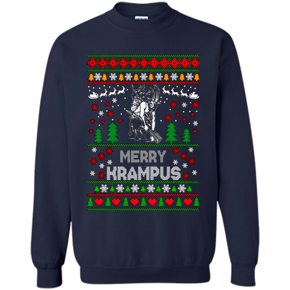 Merry Krampus Christmas sweatshirt PINGPONG