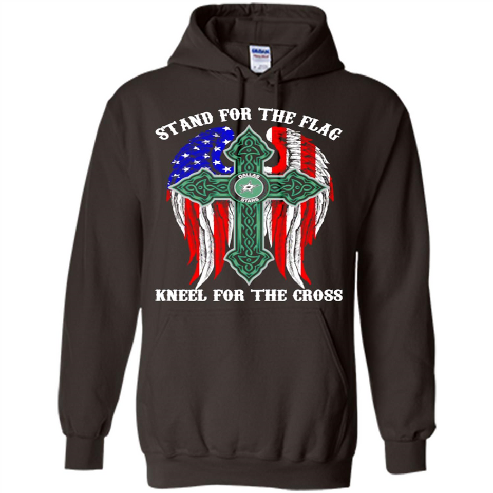 Dallas Stars - stand for the flag kneel for the cross