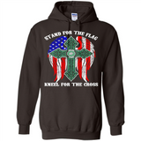 Dallas Stars - stand for the flag kneel for the cross