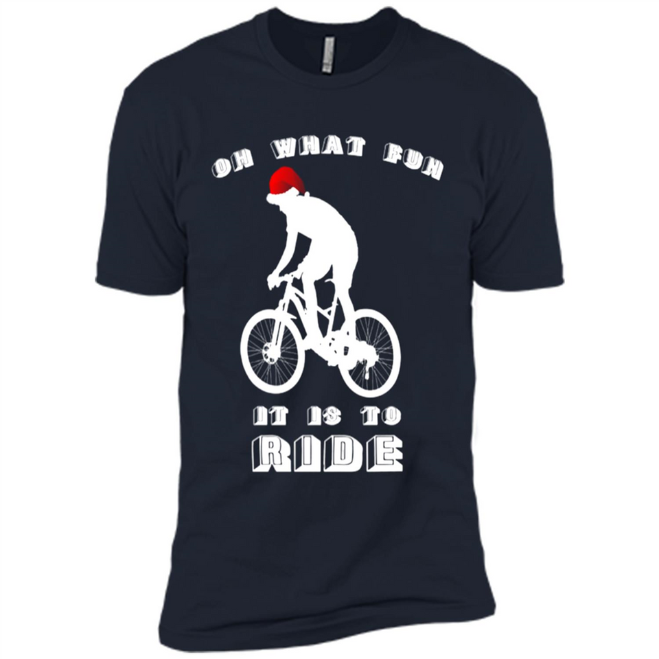 Christmas Mountain Biking Shirt Mountain Biker Christmas