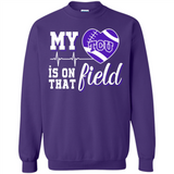 TCU Horned Frogs Football My Heart is on that Field - Sweatshirt