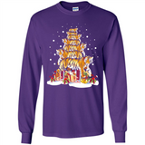 Tiger Christmas Tree Funny Merry Christmas - Long Sleeve T-Shirt