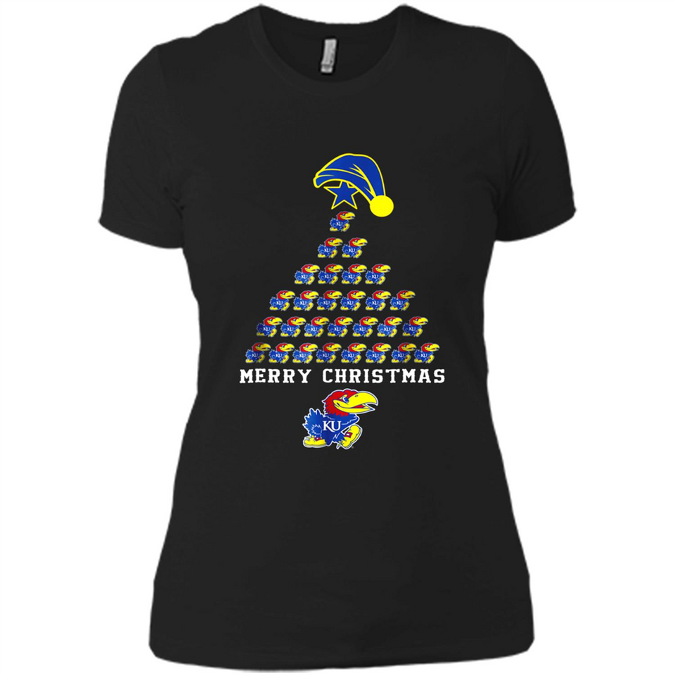 Perfect Kansas Jayhawks Christmas Tree PINGPONG