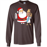 Eggnog Santa And Jesus Christmas