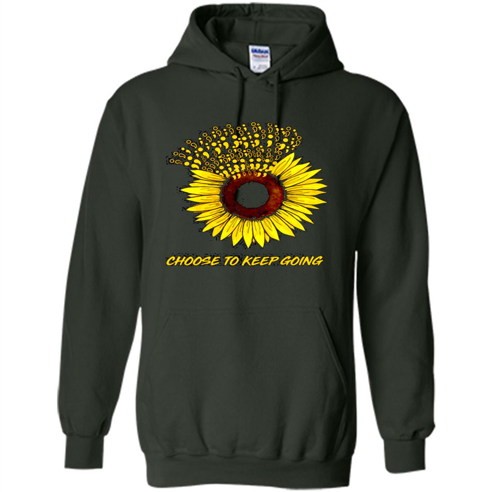 Semicolon Sunflower choose to keep going PINGPONG