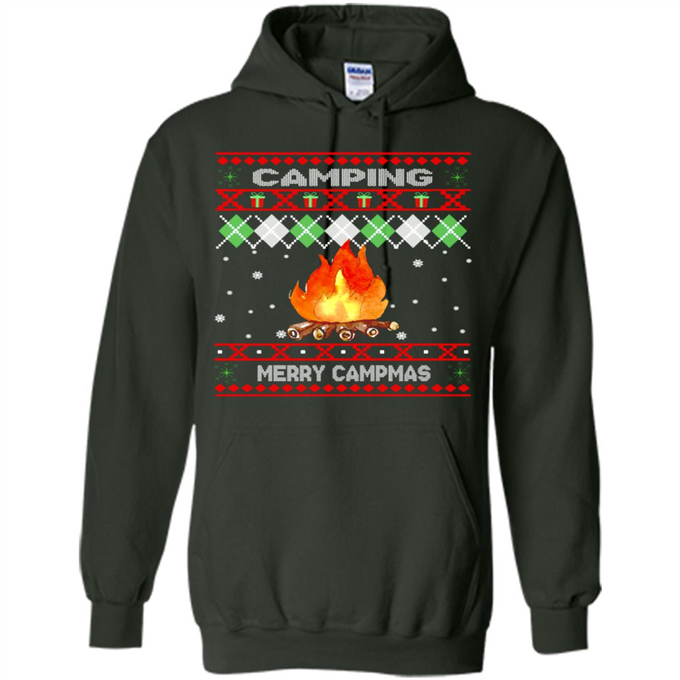 Merry Campmas Ugly Christmas - Hoodie