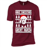 Fabulous Make Christmas Great Again Trump Ugly Christmas - Premium Short Sleeve T-Shirt