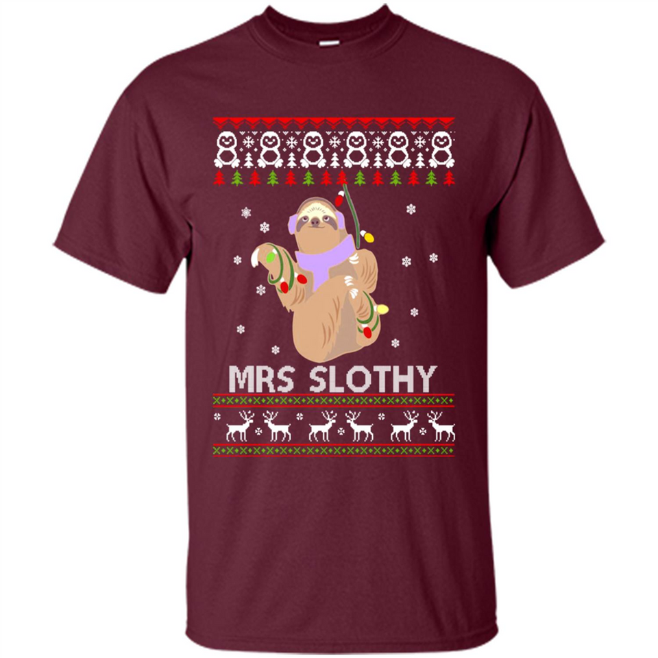 Mrs Slothy Christmas - Shirt