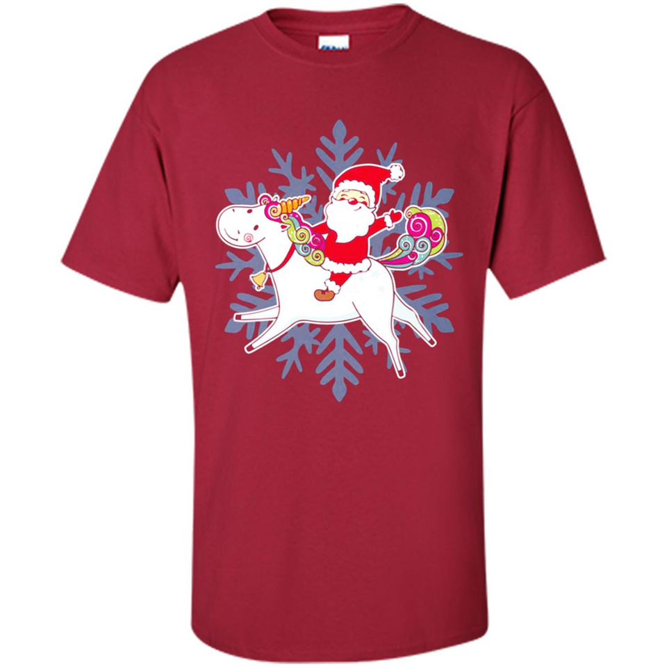 Unicorn And Santa Christmas 1 - Shirt