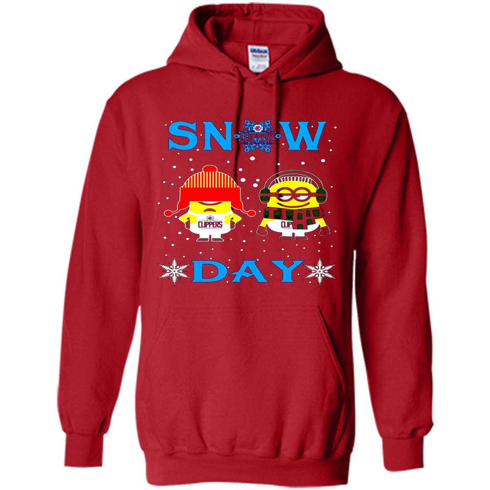 Snow Day Shirt For La Clippers Vs Minion Fans pingpong