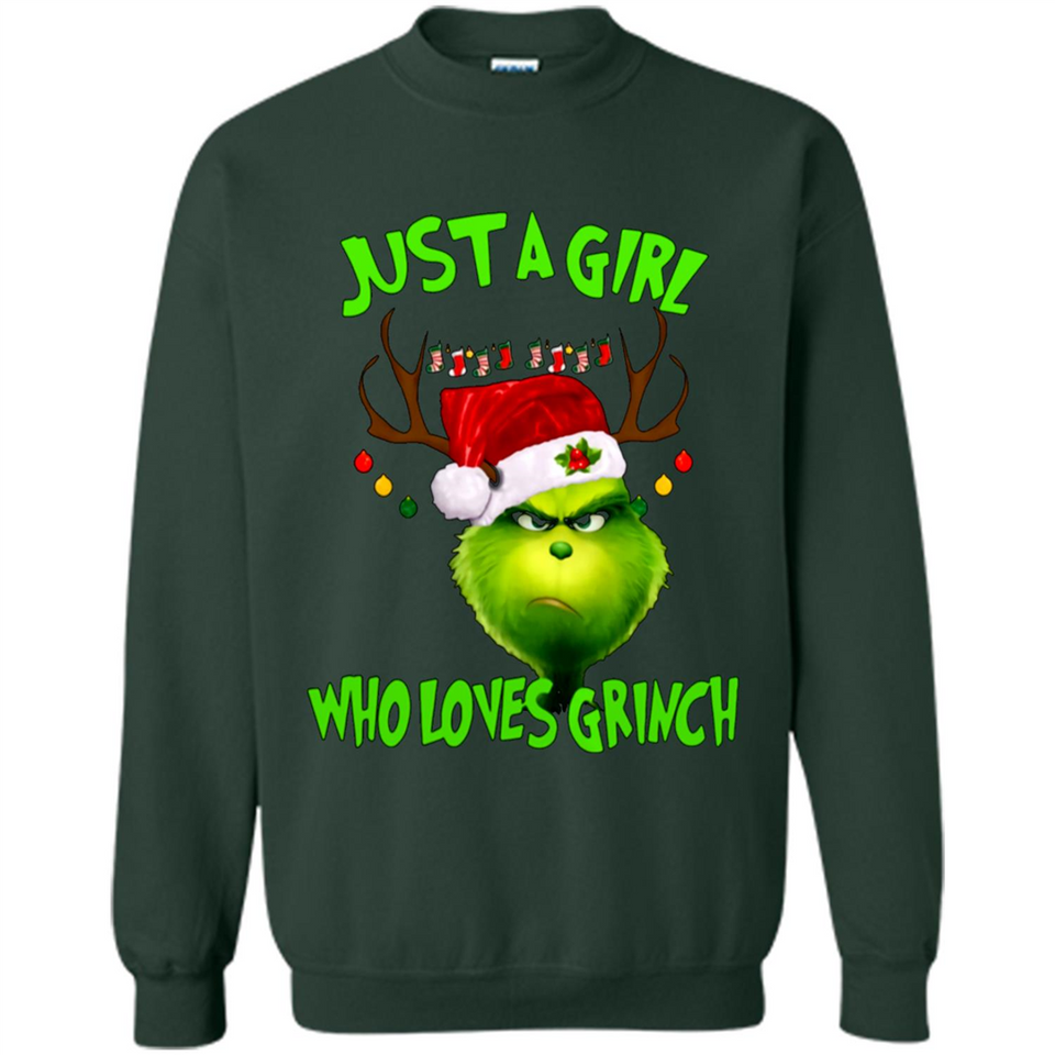Just a Girl Who Loves Grinch Christmas PING PONG