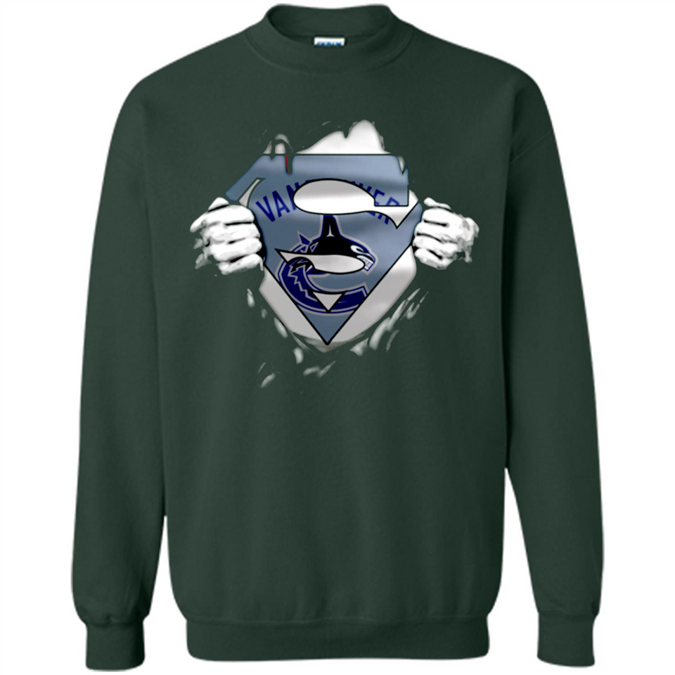 Vancouver Canucks And Superman Fans - Sweatshirt