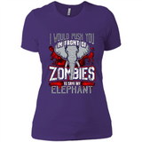 I Would Push You In Front Of Zombies To Save My Elephant