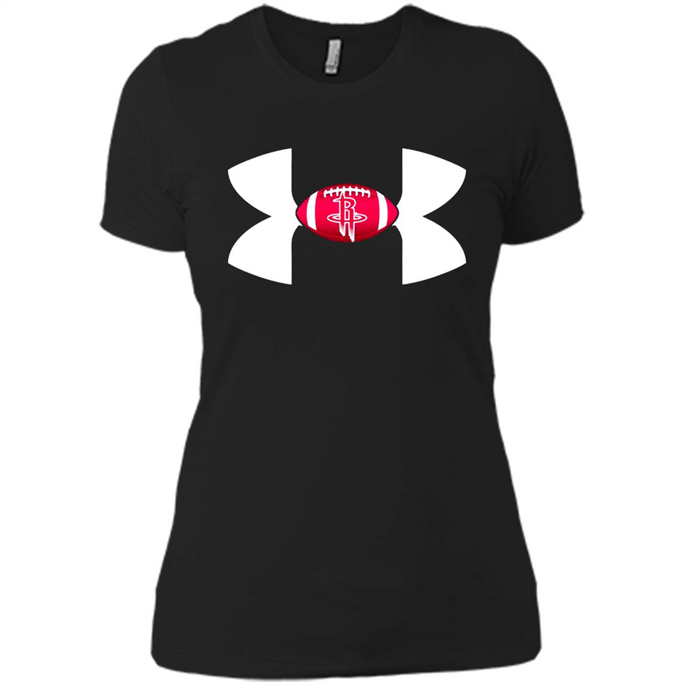 Houston Rockets Under Armour Logo - Ladies' Boyfriend T-Shirt