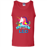 Unicorns are born in Leo Birthday Rainbow Gift Ladies Custom