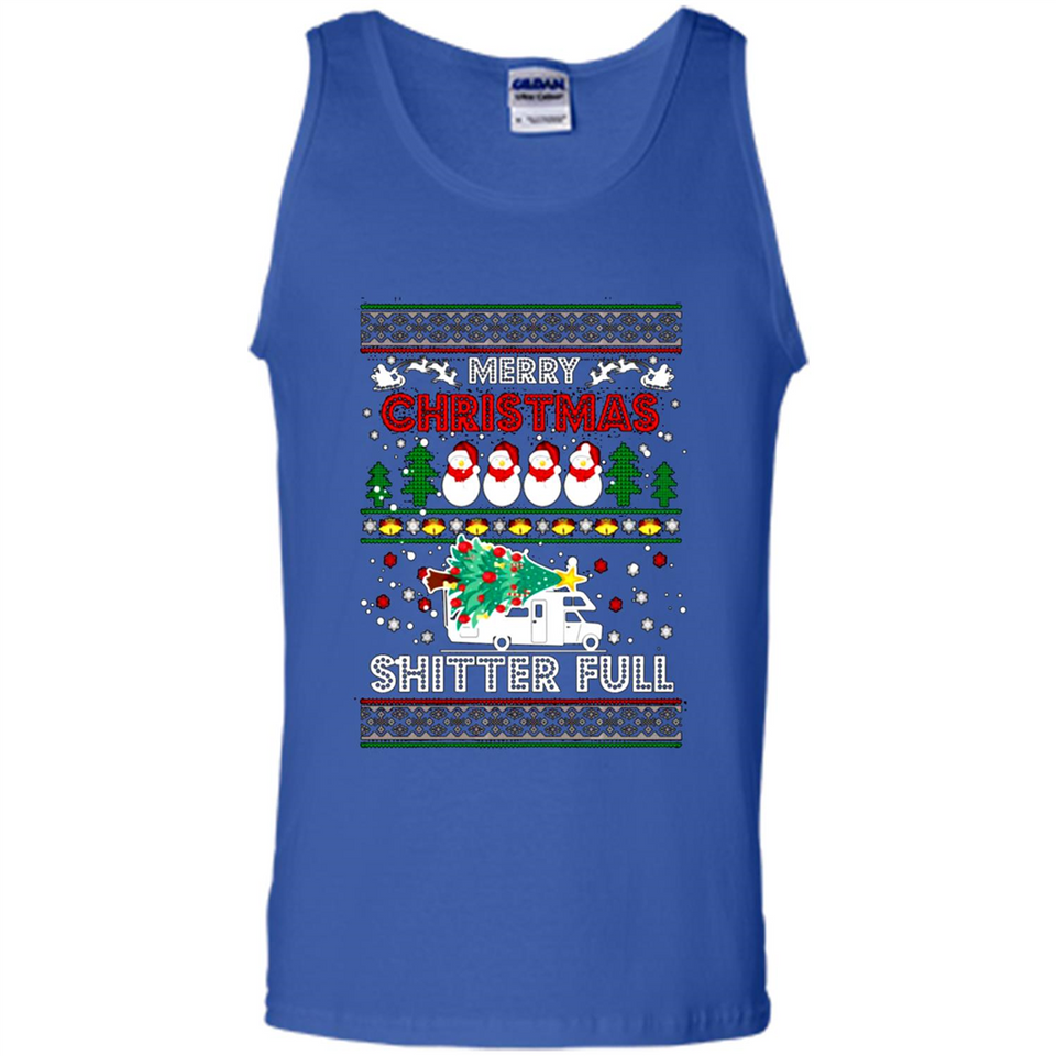 Merry Christmas Shitter Full Christmas Tree Snowman PING PONG