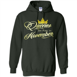 Queens Are Born In November Golden T-Shirt