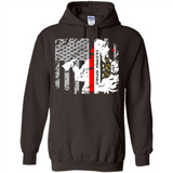 Paradise California Firefighter Thin Red Line Funds Youth T-Shirt PINGPONG - Hoodie