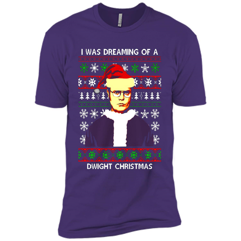 I'm dreaming of a Dwight Christmas sweatshirt - Premium Short Sleeve T-Shirt