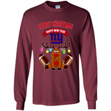 New York Giants NFL Reindeer Funny Merry Christmas And Happy New Year