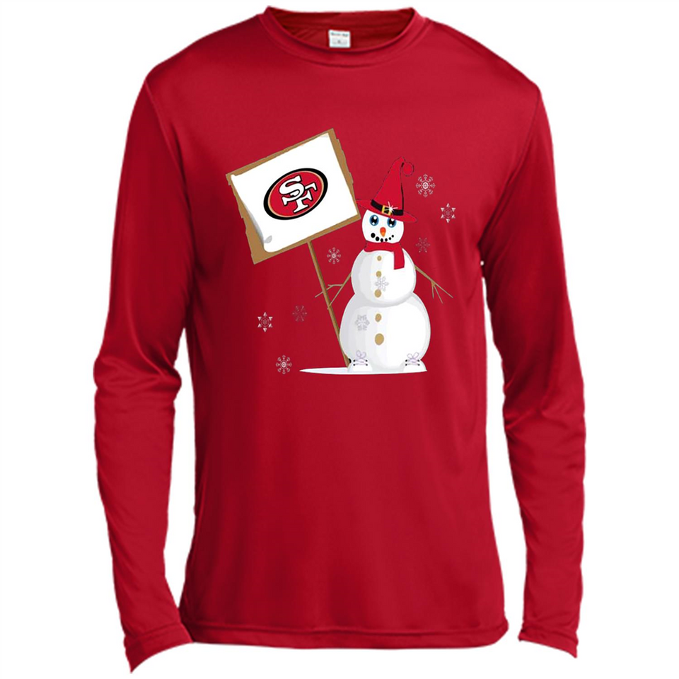 San Francisco 49ers Snowman Funny