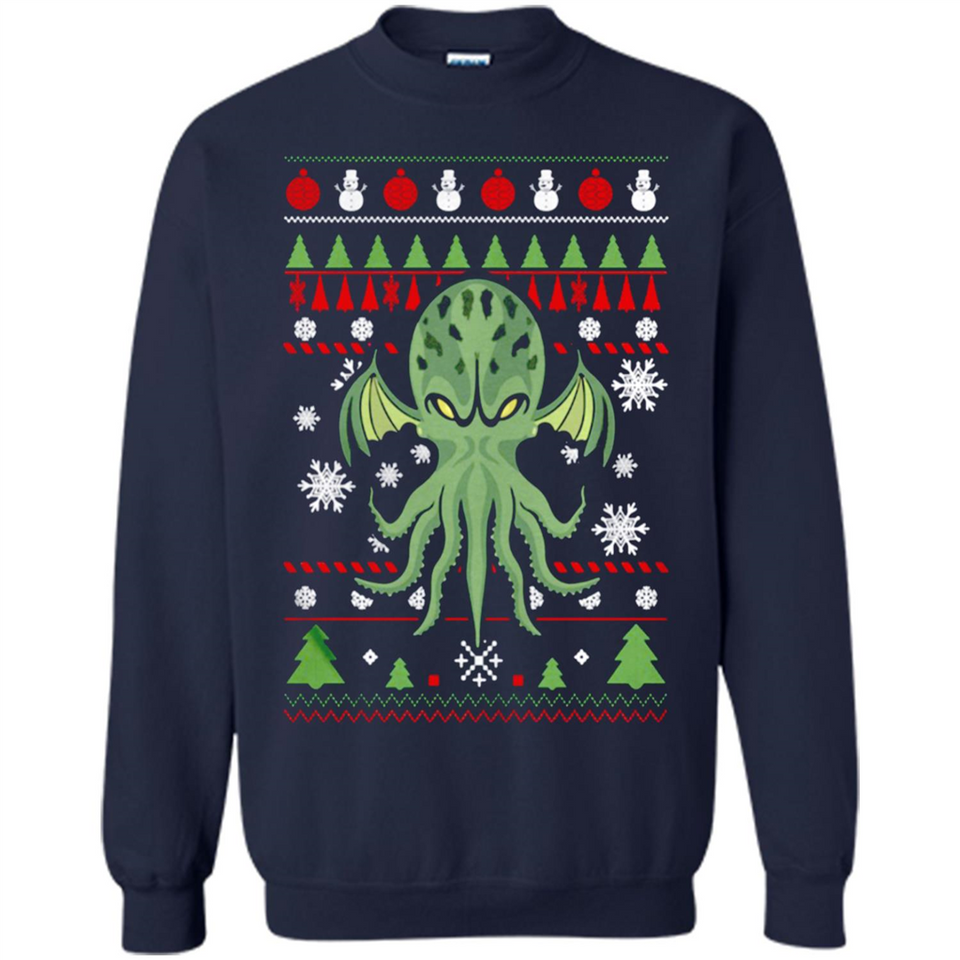Octopus Ugly Sweater Christmas - Sweatshirt