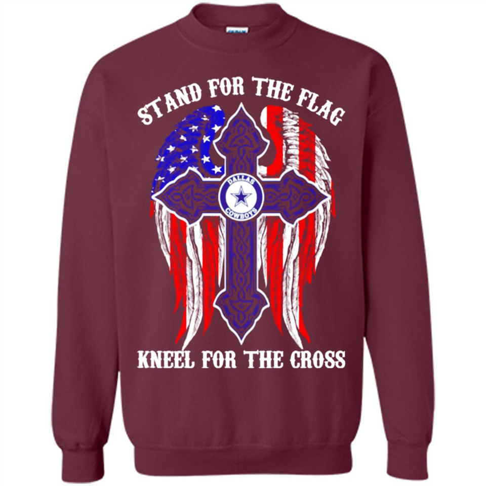 Dallas Cowboys - stand for the flag kneel for the cross
