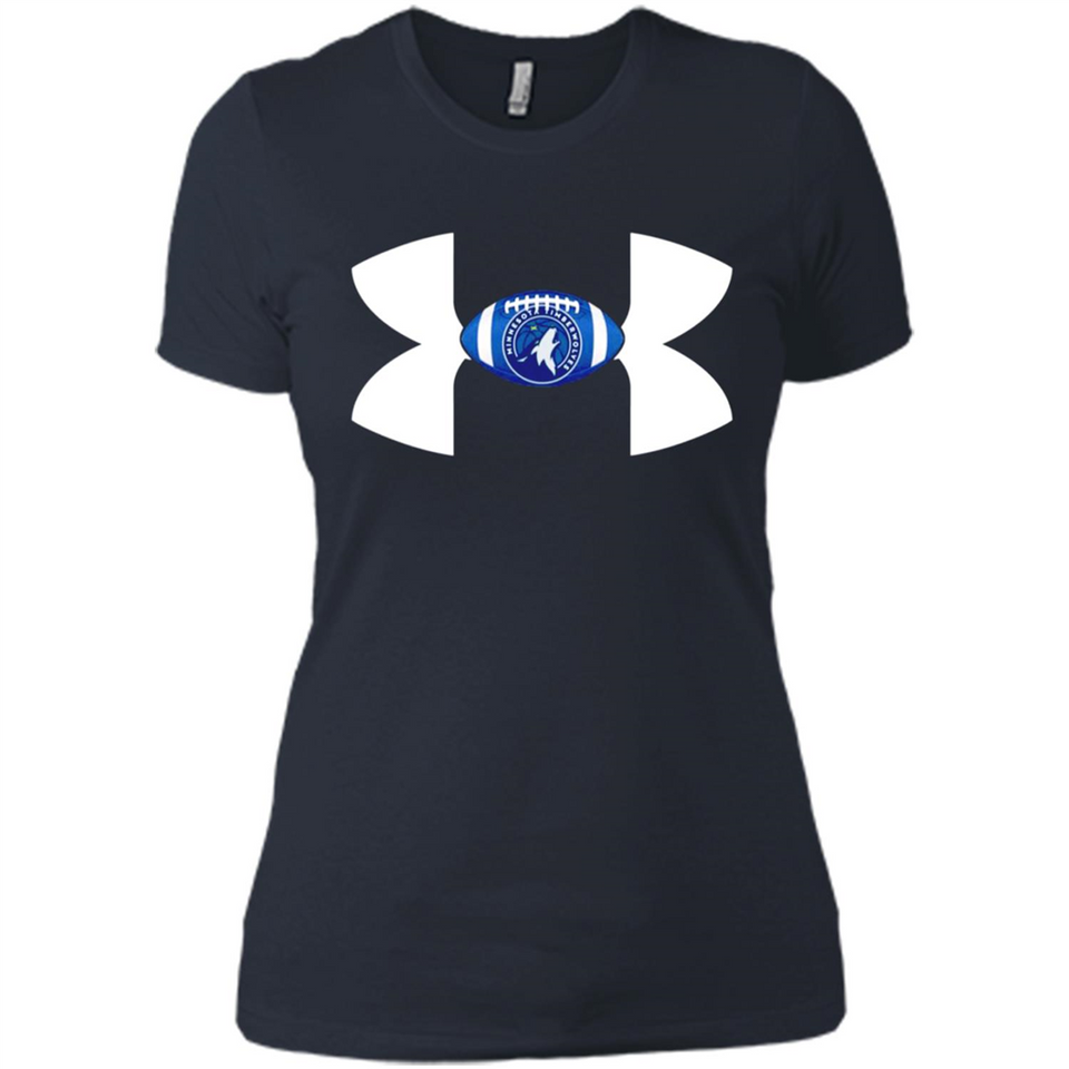 MinnesotaTimberwolves Under Armour Logo - Ladies' Boyfriend T-Shirt