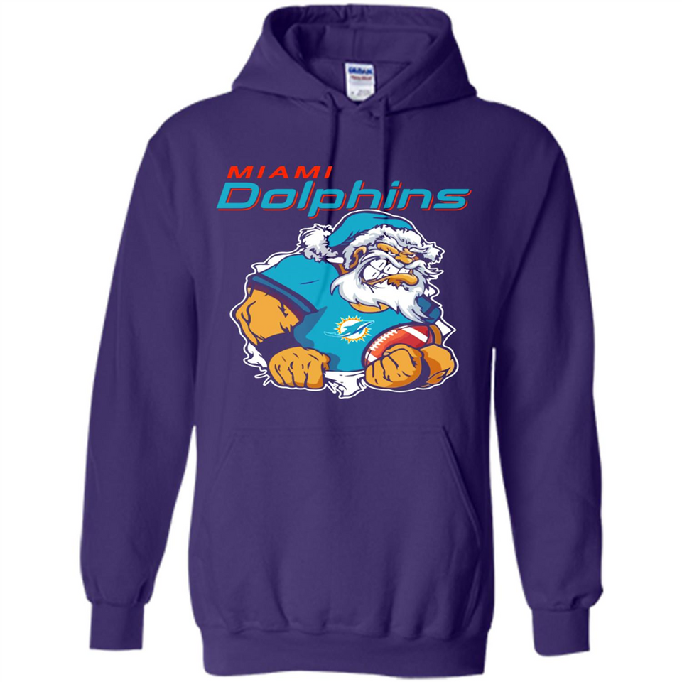 Grumpy Santa Claus Miami Dolphins Football Team PINGPONG