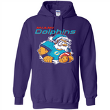 Grumpy Santa Claus Miami Dolphins Football Team PINGPONG