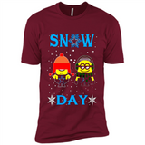 Snow Day Shirt For Dallas Cowboys Vs Minion Fans pingpong