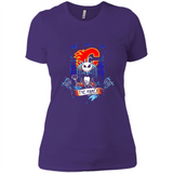 Calgary Flames Halloween The Nightmare Before Christmas - Ladies' Boyfriend T-Shirt