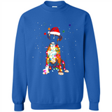 Christmas Lights Boxer Dog Funny Xmas Sweatshirt - Sweatshirt
