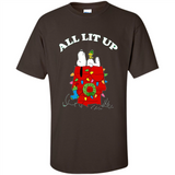 Peanuts By Schulz Snoopy Young Men_s Christmas - Shirt