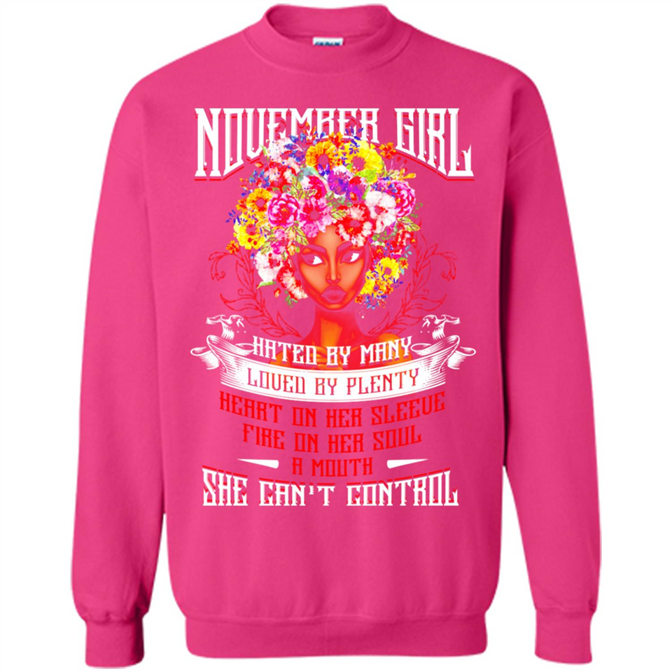 November Girl Flower - Sweatshirt