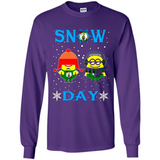 Snow Day Shirt For Boston Celtics Vs Minion Fans pingpong